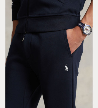 Polo Ralph Lauren Navy double knitted jogger trousers