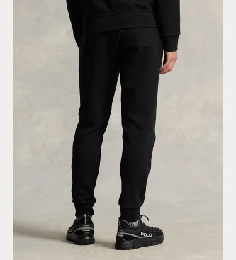 Polo Ralph Lauren Dubbelstickad joggingbyxa svart
