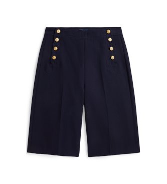 Polo Ralph Lauren Calças Beaton em algodão e lã azul-marinho