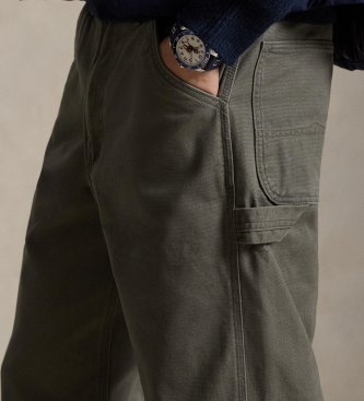 Polo Ralph Lauren Pantalone da carpentiere in tela di cotone Polo grigio
