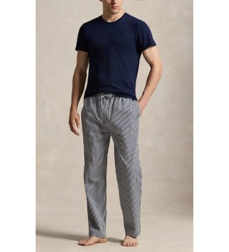 Polo Ralph Lauren Pantalon de pyjama en coton à rayures marine