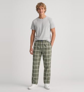 Polo Ralph Lauren Pantalón de pijama de franela verde