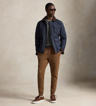 Polo Ralph Lauren Brown double-knit jogger pants