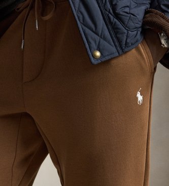 Polo Ralph Lauren Brown double-knit jogger pants