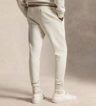 Polo Ralph Lauren Pantalón jogger de punto doble beige