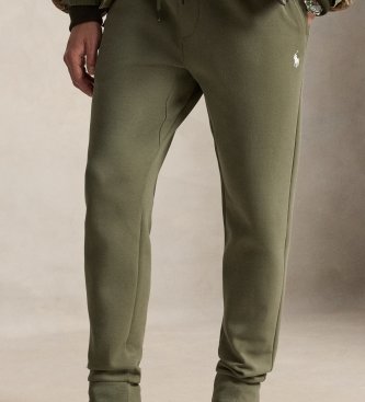 Polo Ralph Lauren Pantalón jogger de punto doble verde