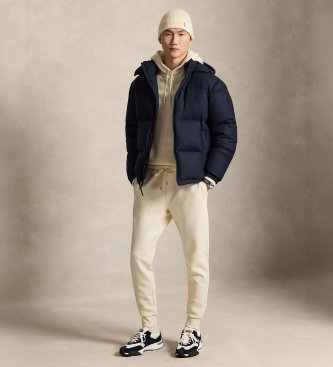 Polo Ralph Lauren Cream white double knit jogger pants