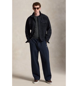 Polo Ralph Lauren Calça com cordões de malha dupla marinho
