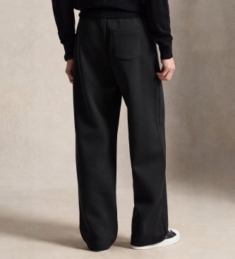 Polo Ralph Lauren Black double-knit drawstring pants