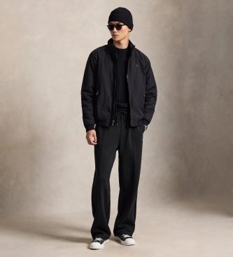 Polo Ralph Lauren Black double-knit drawstring pants