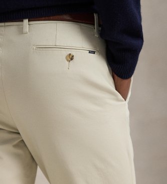 Polo Ralph Lauren Pantaloni elasticizzati beige slim fit