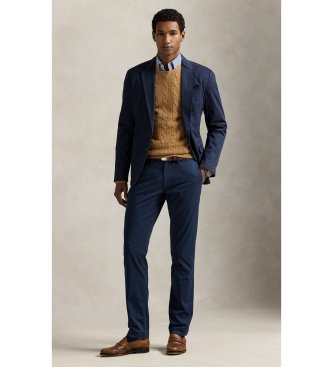 Polo Ralph Lauren Pantalon chino élastique Slim Fit délavé marine