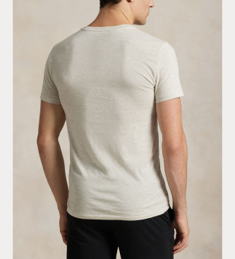 Polo Ralph Lauren Frpackning med 3 t-shirts med rund halsringning - vit, brun, svart