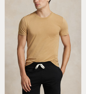 Polo Ralph Lauren Frpackning med 3 t-shirts med rund halsringning - vit, brun, svart