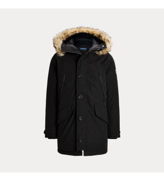 Polo Ralph Lauren Parka Faux-Fur-Trim Down negro