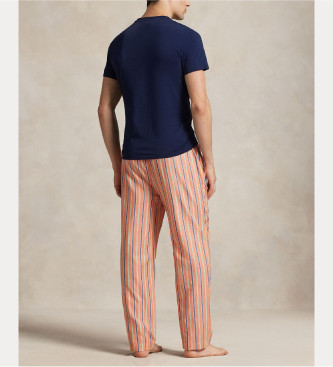 Polo Ralph Lauren Pijama de algodo com plo urso azul-marinho