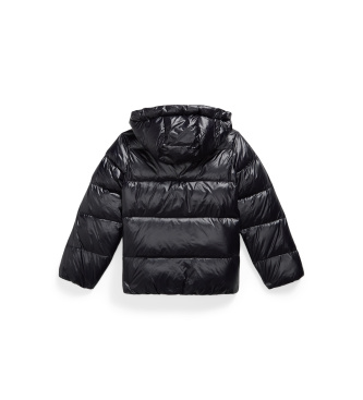 Polo Ralph Lauren Piumino da bambina con brillantini e cavallo ricamato
