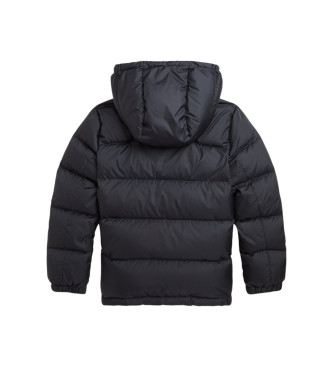Polo Ralph Lauren Casaco com capuz ripstop down preto