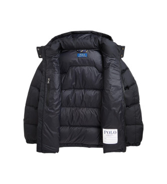 Polo Ralph Lauren Casaco com capuz ripstop down preto