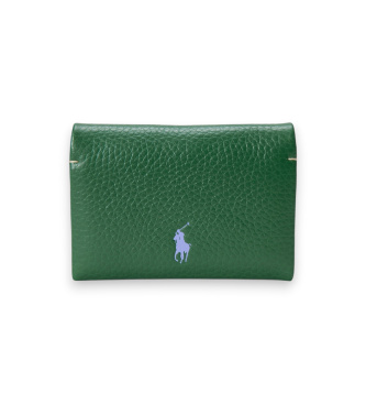 Polo Ralph Lauren Porte-cartes en cuir Polo Play vert