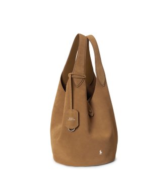 Polo Ralph Lauren Polo Play tote-taske i brunt ruskind