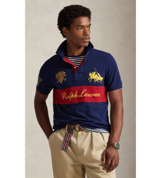 Polo Ralph Lauren Classic Fit Crest Mesh Poloshirt blau