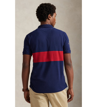 Polo Ralph Lauren Classic Fit Crest Mesh Poloshirt blau