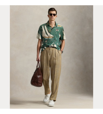 Polo Ralph Lauren Plo verde Sailboat de corte clssico