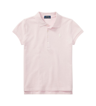 Polo Ralph Lauren Roza raztegljiva polo majica pique