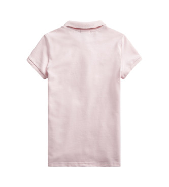 Polo Ralph Lauren Roza raztegljiva polo majica pique