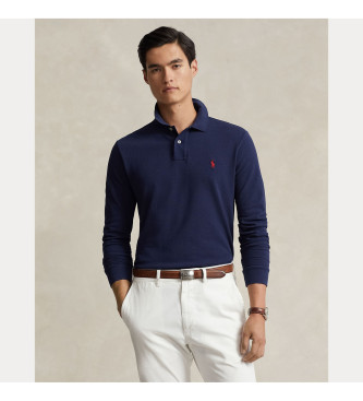 Polo Ralph Lauren Niestandardowa koszulka polo Slim Fit w kolorze niebieskim