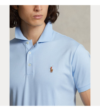 Polo Ralph Lauren Niestandardowa koszulka polo Slim Fit w kolorze niebieskim