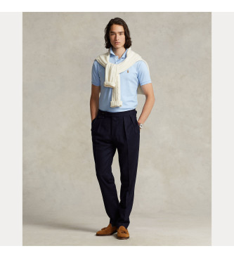 Polo Ralph Lauren Niestandardowa koszulka polo Slim Fit w kolorze niebieskim