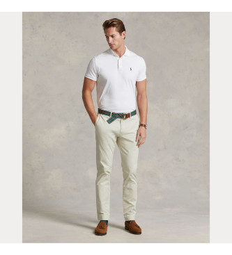 Polo Ralph Lauren Niestandardowa koszulka polo Slim Fit biała