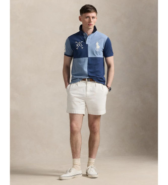 Polo Ralph Lauren Polo Custom Slim Fit con Big Pony azul