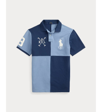 Polo Ralph Lauren Polo Custom Slim Fit con Big Pony azul