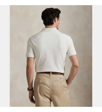 Polo Ralph Lauren Custom Slim Fit Polo med Polo Bear vit