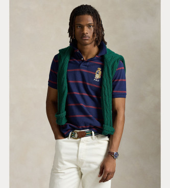 Polo Ralph Lauren Polo Custom Slim Fit de piqu marino