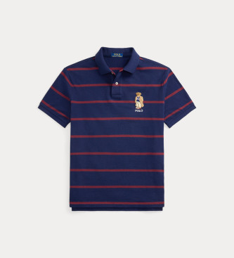 Polo Ralph Lauren Polo Custom Slim Fit de piqu marino