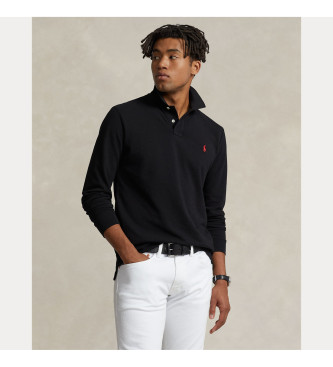 Polo Ralph Lauren Niestandardowa koszulka polo Slim Fit czarna