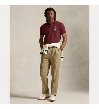 Polo Ralph Lauren Polo Slim personalizado castanho