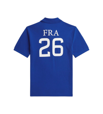 Polo Ralph Lauren Koszulka polo France z niebieskiej bawełny piqué