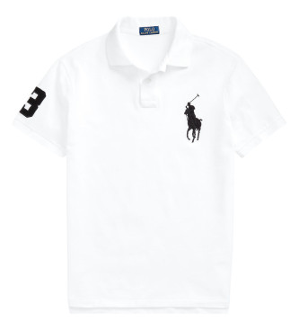 Polo Ralph Lauren Bela mrežasta polo majica Big Pony