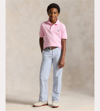 Polo Ralph Lauren Rosa Netz-Poloshirt