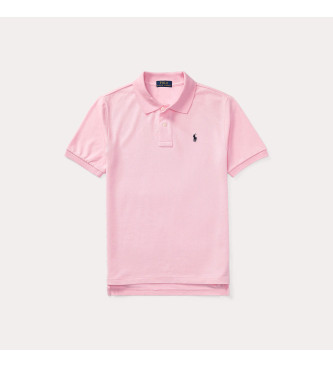 Polo Ralph Lauren Rosa Netz-Poloshirt