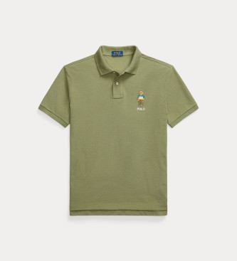 Polo Ralph Lauren Grn poloshirt i mesh