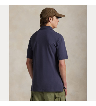 Polo Ralph Lauren Polo de piqu con Polo Bear Custom Slim azul