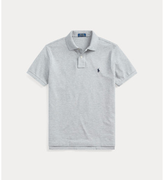 Polo Ralph Lauren Camisa plo pique-cinzento de ajuste personalizado