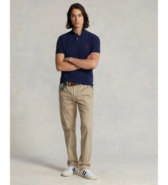 Polo Ralph Lauren Custom Slim Fit Marine Piquet Polo
