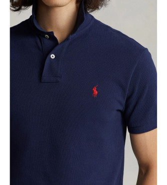 Polo Ralph Lauren Custom Slim Fit Marine Piquet Polo